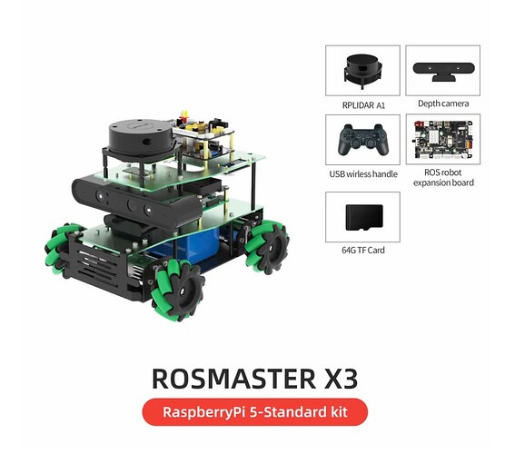 Yahboom ROSMaster X3 Standard Pi5