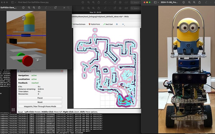 First Nav2 For GoPi5Go-Dave