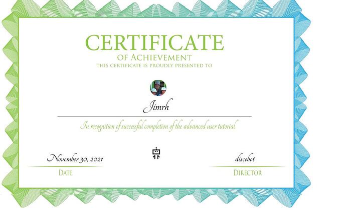 Advanced Certificate