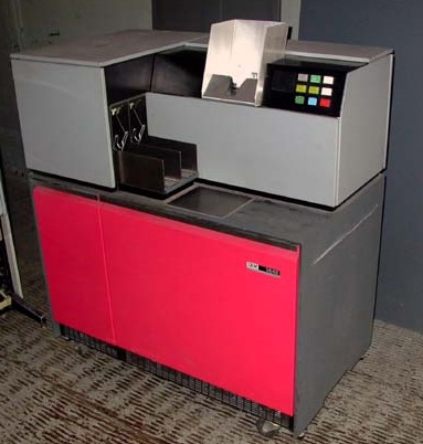 IBM1442 high-speed card reader.